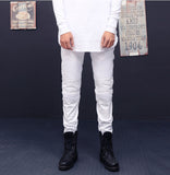 Hi-Street Mens Ripped Rider Biker Jeans Motorcycle Slim Fit Washed Black Grey Blue Moto Denim Pants Joggers For Skinny Men AY724-Low Cost Product-Low Cost Product