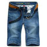 2016 male black skinny jeans shorts men's clothing trend slim small trousers male casual trousers Large size 27-36-Low Cost Product-Low Cost Product