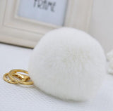 2016 New 16 Color Trinket Keychain Pompons Keychains Fur Keychain Fluffy Key Chains for Cars Keyrings trinkets pom pom keychain-Low Cost Product-Low Cost Product
