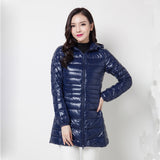 Arbitmatch Women Coat Winter Jacket Women 90% Duck Down Outwear Lady Parka Ultra-light Long Elegant Outwear Fashion Down Parka-Low Cost Product-Low Cost Product