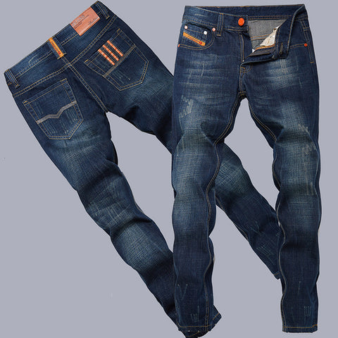 Free shipping 2016 fashion cotton straight Thin models Europe and America men jeans classic new denim jeans young long jeans men-Low Cost Product-Low Cost Product