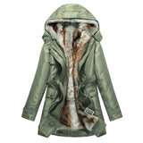HEE GRAND 2017 Women Winter Coats And Jackets Faux Fur Woman Warm Parka Hood Coat Plus Size 3XL Oversized Basic Jacket WWM056-Low Cost Product-Low Cost Product