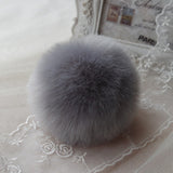 Key Chain Women Ladies Pompon Rabbit Fur Ball Keychain Mobile Phone Plug Backpack Bags Decorations Key Holder Trinket Feida-Low Cost Product-Low Cost Product