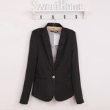 NEW blazer women suit blazer foldable brand jacket made of cotton & spandex with lining Vogue refresh blazers-Low Cost Product-Low Cost Product