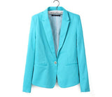 NEW blazer women suit blazer foldable brand jacket made of cotton & spandex with lining Vogue refresh blazers-Low Cost Product-Low Cost Product