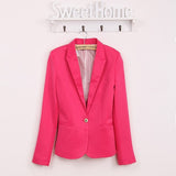 NEW blazer women suit blazer foldable brand jacket made of cotton & spandex with lining Vogue refresh blazers-Low Cost Product-Low Cost Product