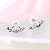 Crystal Stud Earrings Boucle d'oreille Femme 2016 Fashion Flower Earrings for Women Gold Bijoux Jewelry Brincos Pendientes Mujer-Low Cost Product-Low Cost Product