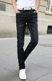 2016 New Fashion Men's Casual Stretch Skinny Jeans Trousers Tight Pants Solid Colors-Low Cost Product-Low Cost Product