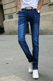2016 New Fashion Men's Casual Stretch Skinny Jeans Trousers Tight Pants Solid Colors-Low Cost Product-Low Cost Product