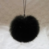 Key Chain Women Ladies Pompon Rabbit Fur Ball Keychain Mobile Phone Plug Backpack Bags Decorations Key Holder Trinket Feida-Low Cost Product-Low Cost Product