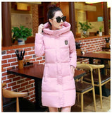 Winter Women's Fashion Down Warm Coats 2016 New Arrival Fashion Long sleeve Hooded Jackets Slim Style Casual Parka Coat 3XL-Low Cost Product-Low Cost Product