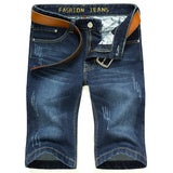 2016 male black skinny jeans shorts men's clothing trend slim small trousers male casual trousers Large size 27-36-Low Cost Product-Low Cost Product