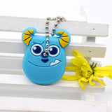 Cartoon Anime Minion Cute Owl Key Cover TO.US Bear Mickey Keychain Silicone Hello Kitty Holder porte clef Ring cat cap chain-Low Cost Product-Low Cost Product