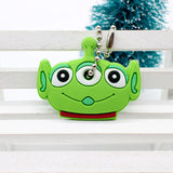 Cartoon Anime Minion Cute Owl Key Cover TO.US Bear Mickey Keychain Silicone Hello Kitty Holder porte clef Ring cat cap chain-Low Cost Product-Low Cost Product