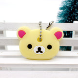 Cartoon Anime Minion Cute Owl Key Cover TO.US Bear Mickey Keychain Silicone Hello Kitty Holder porte clef Ring cat cap chain-Low Cost Product-Low Cost Product