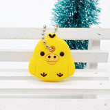 Cartoon Anime Minion Cute Owl Key Cover TO.US Bear Mickey Keychain Silicone Hello Kitty Holder porte clef Ring cat cap chain-Low Cost Product-Low Cost Product