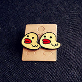 Many New Designs Animal Rabbit Monkey Fruit Month Small Acrylic Stud Earrings For Women Night Club Punk Jewelry Accessories-Low Cost Product-Low Cost Product