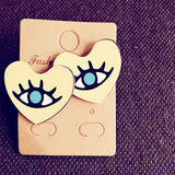 Many New Designs Animal Rabbit Monkey Fruit Month Small Acrylic Stud Earrings For Women Night Club Punk Jewelry Accessories-Low Cost Product-Low Cost Product