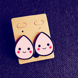 Many New Designs Animal Rabbit Monkey Fruit Month Small Acrylic Stud Earrings For Women Night Club Punk Jewelry Accessories-Low Cost Product-Low Cost Product