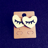 Many New Designs Animal Rabbit Monkey Fruit Month Small Acrylic Stud Earrings For Women Night Club Punk Jewelry Accessories-Low Cost Product-Low Cost Product