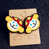 Many New Designs Animal Rabbit Monkey Fruit Month Small Acrylic Stud Earrings For Women Night Club Punk Jewelry Accessories-Low Cost Product-Low Cost Product