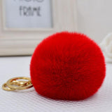 2016 New 16 Color Trinket Keychain Pompons Keychains Fur Keychain Fluffy Key Chains for Cars Keyrings trinkets pom pom keychain-Low Cost Product-Low Cost Product