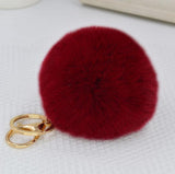 2016 New 16 Color Trinket Keychain Pompons Keychains Fur Keychain Fluffy Key Chains for Cars Keyrings trinkets pom pom keychain-Low Cost Product-Low Cost Product