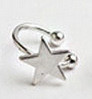 New Fashion star moon heart clip stud earring gift for women girl Wholesale E2644-Low Cost Product-Low Cost Product