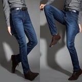 Warm pants denim stretch jeans size Men's thick winter high-quality Jeans-Low Cost Product-Low Cost Product