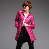 Arbitmatch Women Coat Winter Jacket Women 90% Duck Down Outwear Lady Parka Ultra-light Long Elegant Outwear Fashion Down Parka-Low Cost Product-Low Cost Product