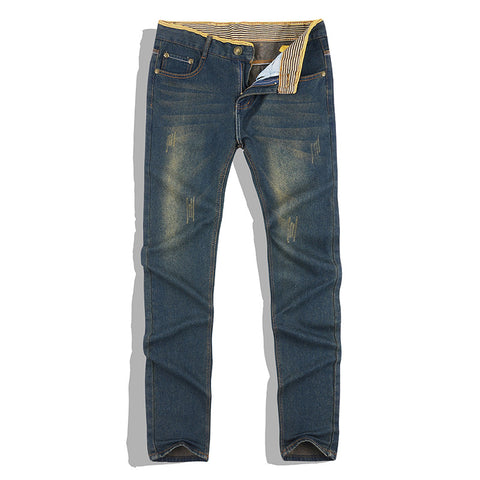 Fashion cotton denim jeans classic stright cotton men jeans men comfortable fashion washed mens jeans-Low Cost Product-Low Cost Product